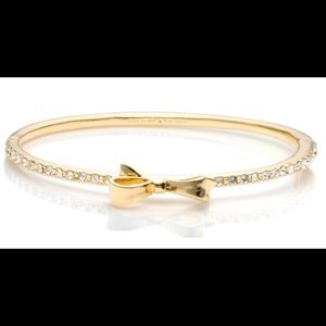 Kate Spade Love Notes Bow Pave Crystal Bracelet